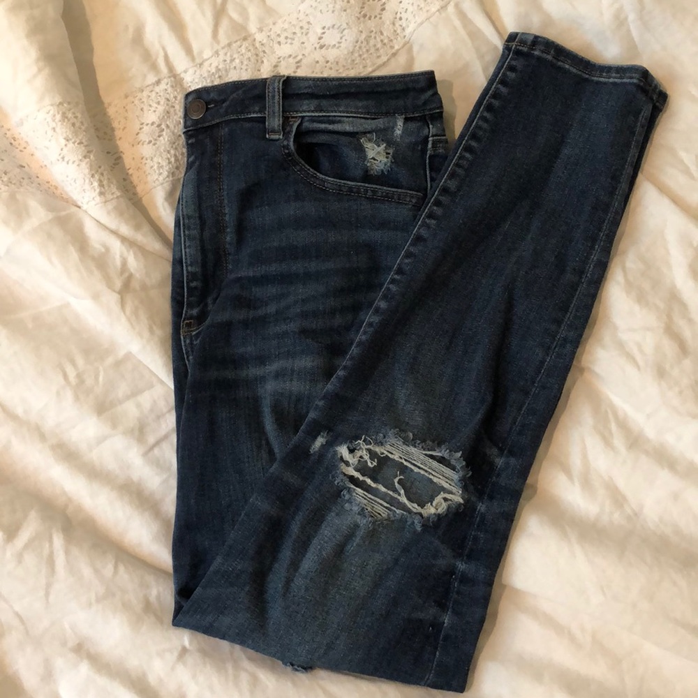high rise AE jeggings
